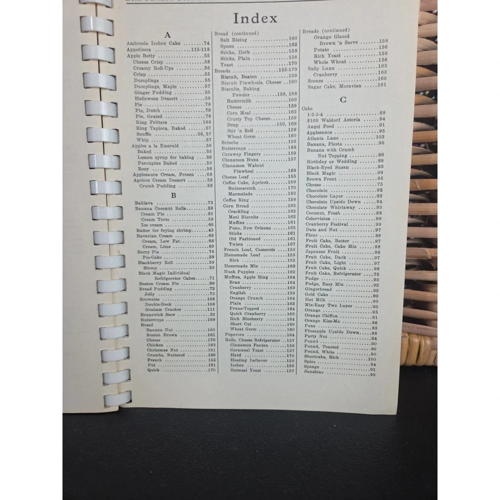Beth Tartan's Cook Book First Edition 1952 Winston-Salem, North Carolina